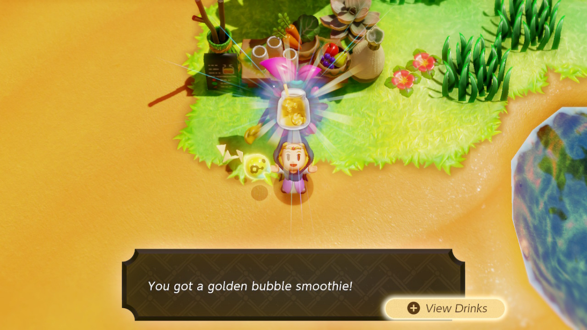 golden bubble smoothie zelda