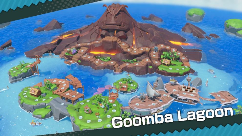 Goomba Lagoon image from Super Mario Jamboree